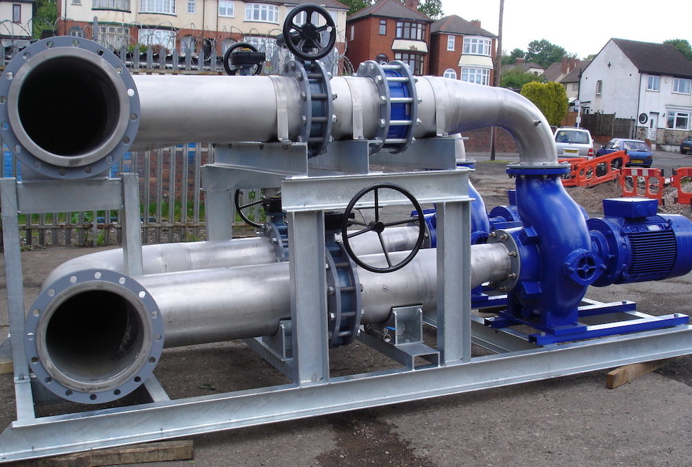 pump to extract water from pool